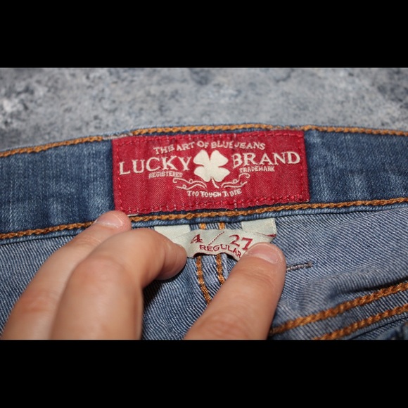 VTG Lucky Brand Sz 4/27 Sweet n Low Reg Inseam - Picture 6 of 9